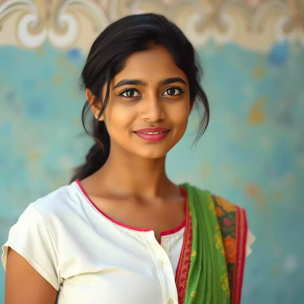 Portrait of Neelam Vaidya, student from Mumbai
